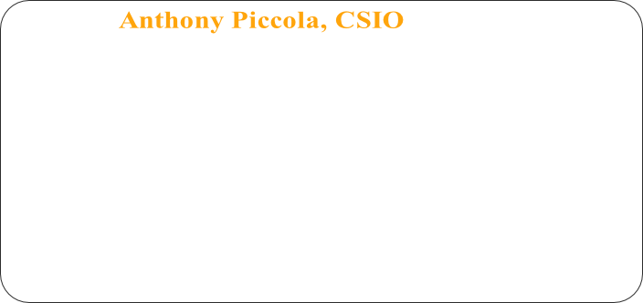 Anthony Piccola, CSIO